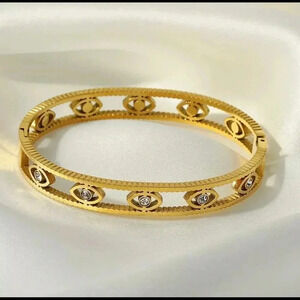 Evil Eye 🧿 Stainless Steel Bracelet Bangle